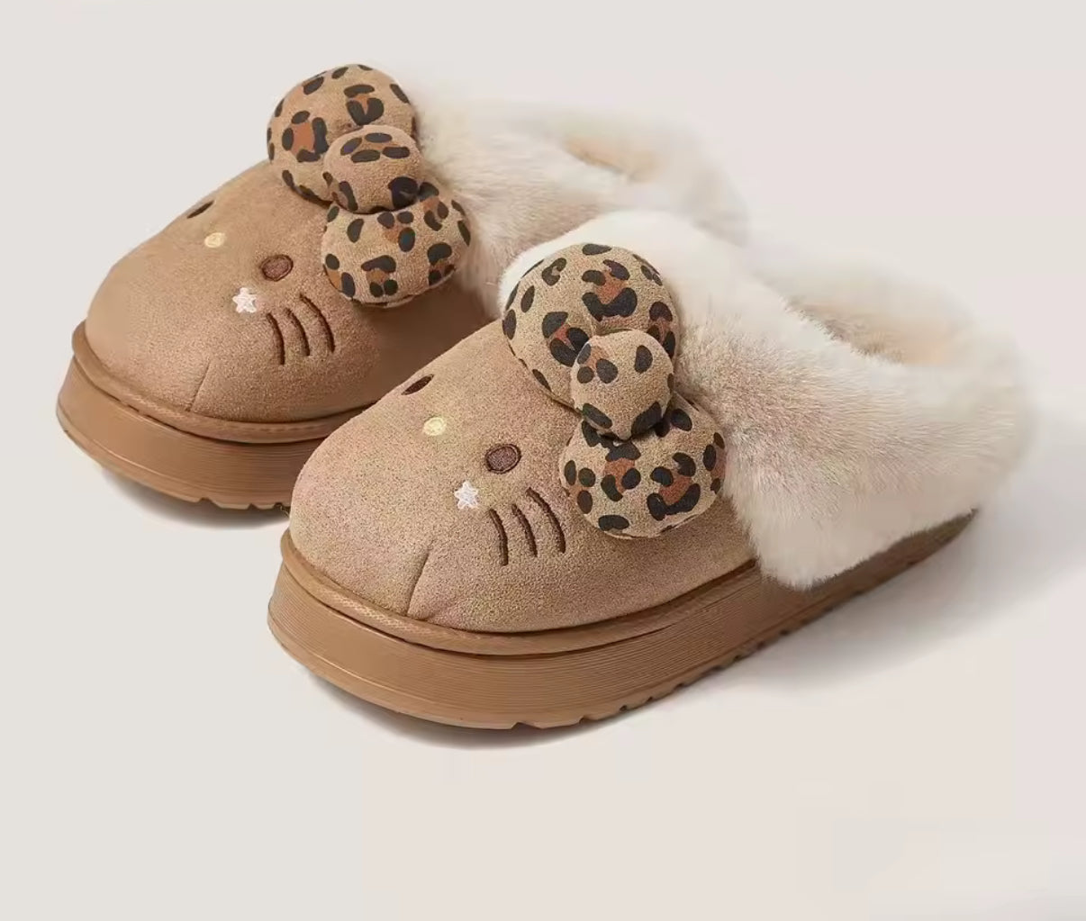 Hello Kitty Plush Slippers
