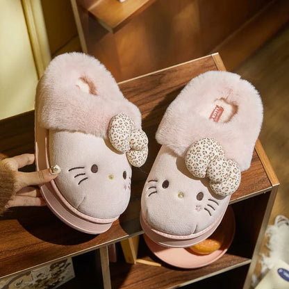 Hello Kitty Plush Slippers