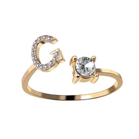 Lovely Initial Ring