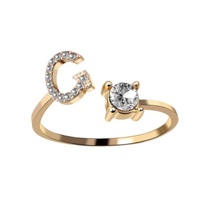 Lovely Initial Ring
