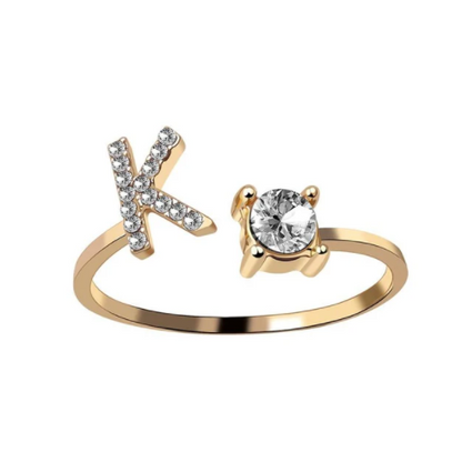 Lovely Initial Ring
