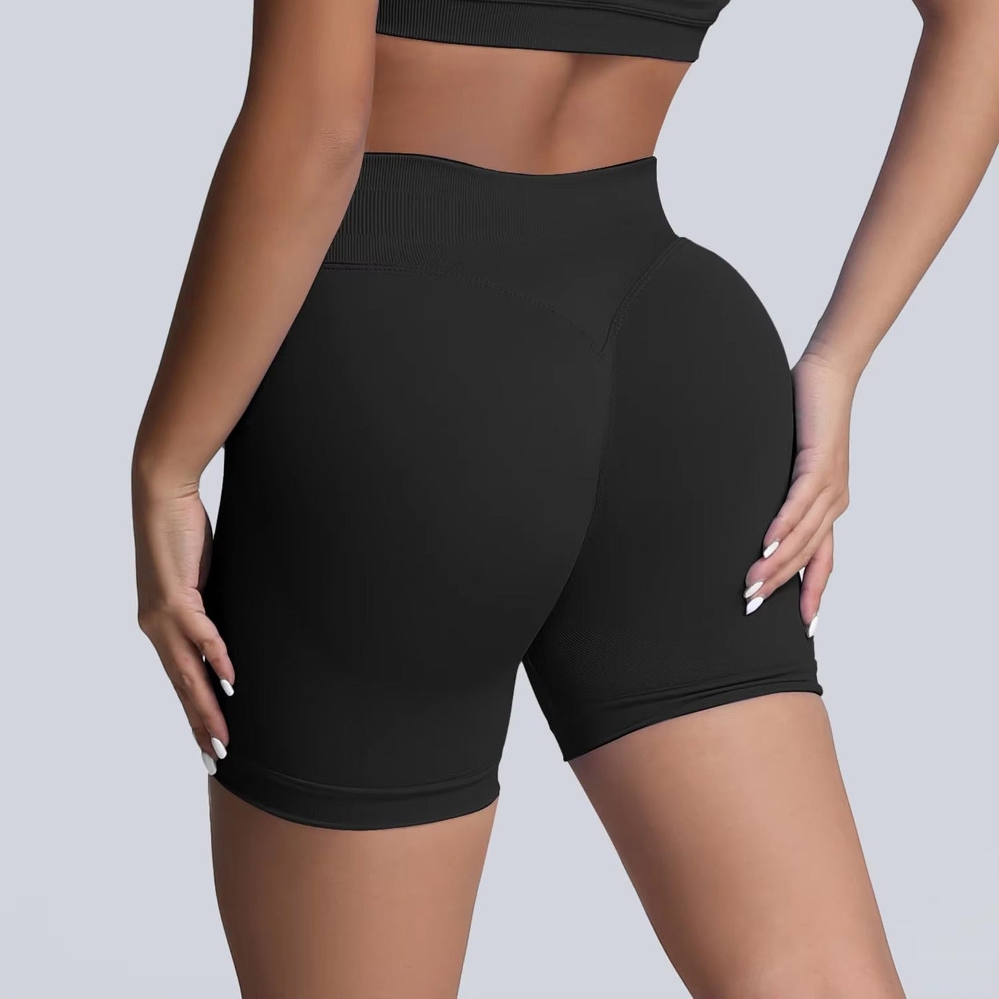 SculptFit™ High-Waist Compression Shorts