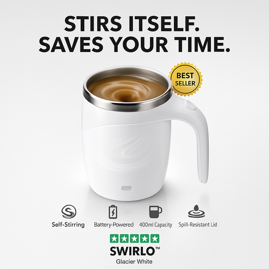 SWIRLO™ - Self-Stirring Mug (67% OFF TODAY)
