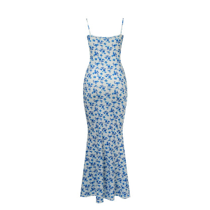 Retro Floral Maxi Dress